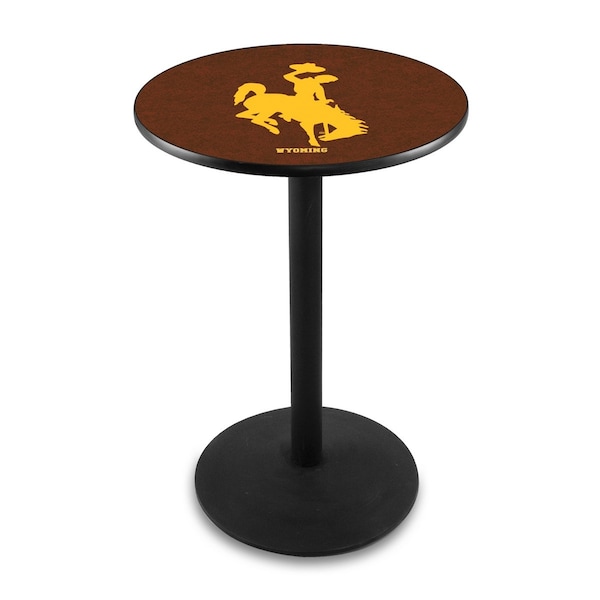 36" Blk Wrinkle Wyoming Pub Table